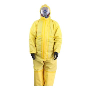 汉盾 HD-BP618黄色带帽连体式工业防化服XXXXL码