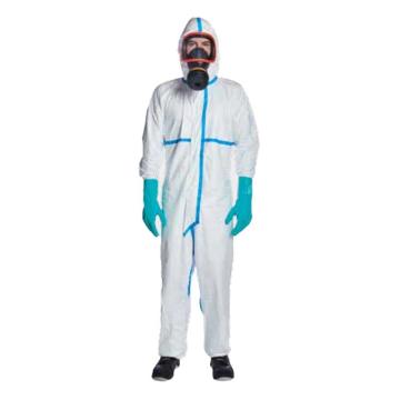 杜邦DuPont 防护服1422A胶条款 L码，Tyvek特卫强 600 Plus，白色胶条，1件/袋