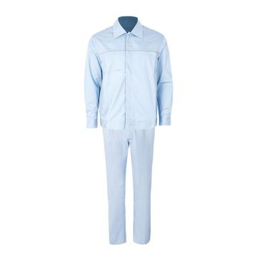 优普泰 酸碱化学品防护服，耐一般化学品腐蚀，浅蓝色L码，FH001
