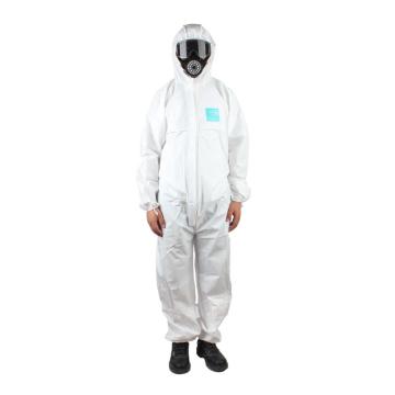 安思尔微护佳 欧标5级防护服，WH20-B-99-157-06-XXL，MG2000白色标准型有帽连体防护服