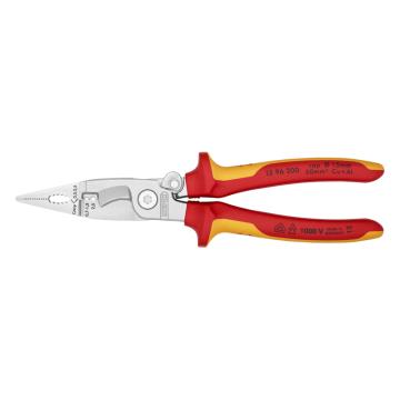 凯尼派克 Knipex 多功能绝缘电工钳，200mm，13 96 200
