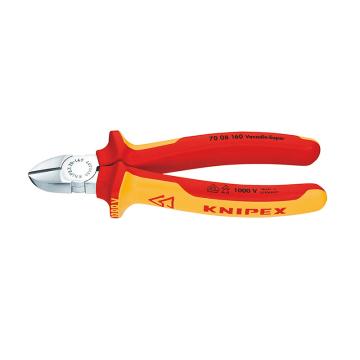 凯尼派克 Knipex 绝缘斜口钳，160mm，70 06 160