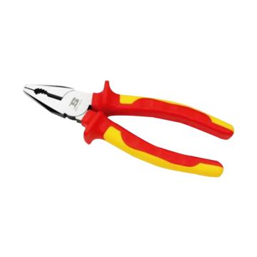 波斯BOSI VDE绝缘耐压钢丝钳，6/160mm，BS600001