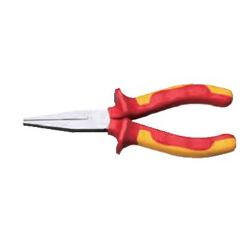 长城精工Greatwall 双色VDE绝缘扁嘴钳，6，217016