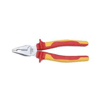 长城精工Greatwall 双色VDE绝缘钢丝钳，6，211906