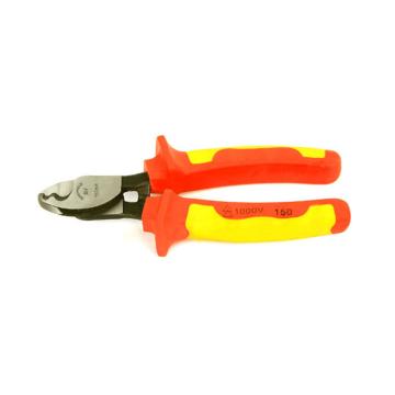 绝缘电缆钳，注塑型双色柄 150mm，S150001