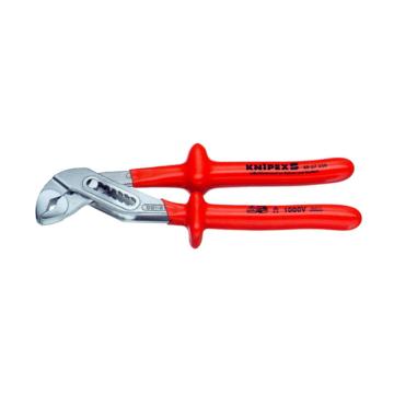 凯尼派克 Knipex 水泵钳，250mm(镀铬头，浸塑绝缘手柄，1000V)，88 07 250