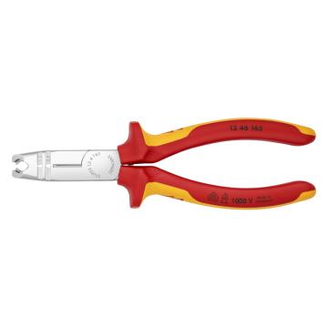 凯尼派克 Knipex 绝缘剥线钳(剪切、拆卸和剥线多功能），1.5-2.5mm2，13 46 165