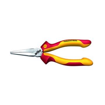 威汉 电工绝缘长平头钳，160mm， VDE，26732