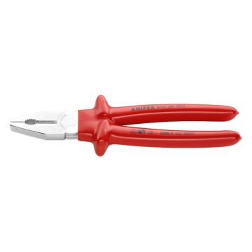 凯尼派克 Knipex 绝缘通用型钢丝钳，250mm浸塑绝缘手柄，03 07 250