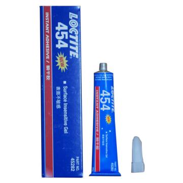 乐泰 瞬干胶，Loctite 454 表面不敏感型，膏状(烟台产)，20g/支