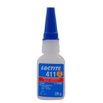 乐泰 瞬干胶，Loctite 411 低白化 填缝型，20g