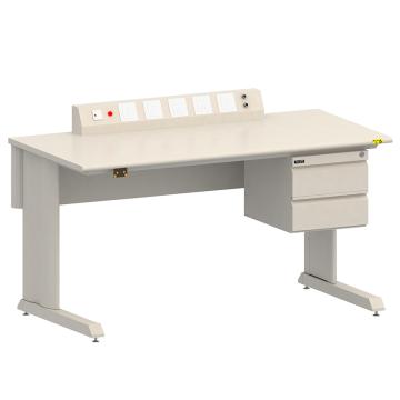 佰斯特 防静电固定式工作台，(含双抽/电源线盒)1530×900×760，PST-GD-17，不含安装费