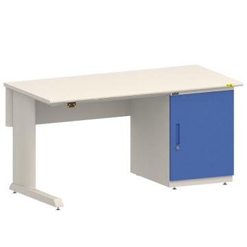 佰斯特 D柜防静电工作台，(脚配左固定脚右开门柜)1530×750×760，PST-D-05，不含安装费
