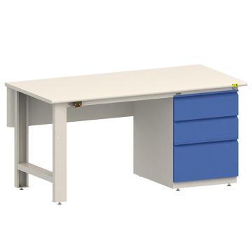 佰斯特 D柜防静电工作台，(脚配左承重脚右三抽柜)1830×750×760，PST-D-04，不含安装费