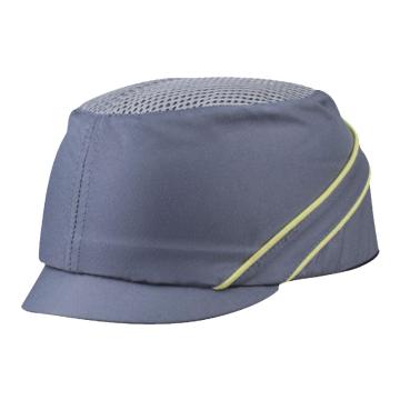 代尔塔DELTAPLUS 运动安全帽，102130，轻型透气防撞 灰色 帽檐3cm，20顶/箱