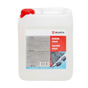 伍尔特 橡塑保养润滑硅喷剂，089322105，5L/桶