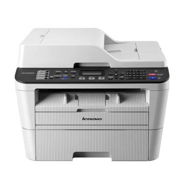 联想 黑白激光多功能一体机，A4(打印 复印 扫描 传真) 30页/鼓粉分离/网络/双面打印，M7455DNF