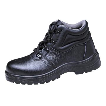 澳翔 安全鞋，AX080SBP-35（同型号50双起订），牛皮中帮防砸防刺穿安全鞋PU底