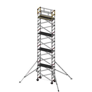 英司腾 铝合金脚手架，单宽直爬梯胀压型，平台高度8.2m，工业级900Kg承重欧盟EN标准，SPAN400-S2V-8