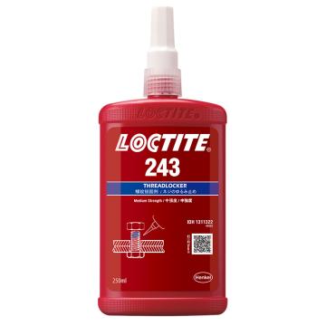 乐泰 螺纹 锁固剂，Loctite 243 中粘度 中强度型，250ml