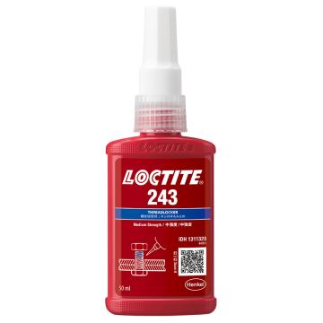 乐泰 螺纹 锁固剂，Loctite 243 中粘度 中强度型，50ml