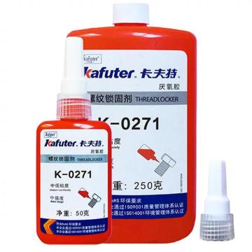 卡夫特 红色高强度螺纹锁固密封剂，K-0271，红色，250g/支