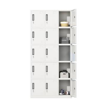 Raxwell 十五门更衣柜，900×350×1800mm 钢板厚度0.6mm