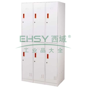EU-606 Locker更衣柜，900长*500宽*1850高，乳白色，0.7mm厚度