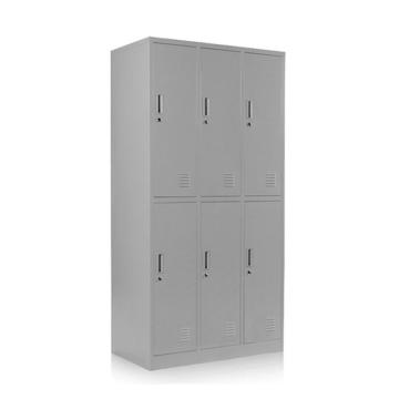 六门更衣柜，1850*900*500 钢板0.8mm