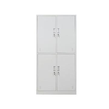 企诺 四门更衣柜带锁收纳储物柜员工柜铁皮钢制柜，850*420*1800mm 厚度0.4mm