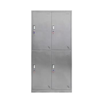 臻远 304不锈钢四门更衣柜，钢板厚度0.5mm 900*420*1800mm