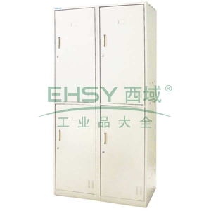 EU-604 Locker更衣柜，900长*500宽*1850高，乳白色，0.7mm厚度
