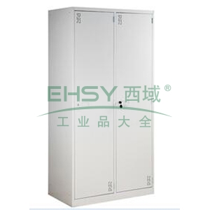 两门更衣柜，900宽*500深*1800高，灰白色，0.7mm厚度
