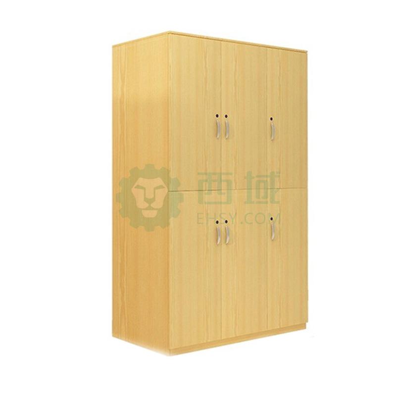 企诺 六门家用卧室衣柜，枫木色/1200*550*2000mm