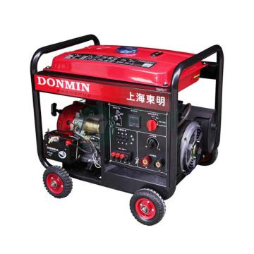 上海东明三相汽油发电电焊两用机，SHD190LE/3，适用焊条2.5-3.2mm