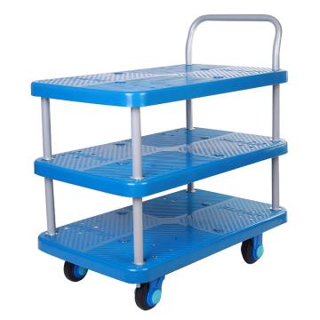 连和 超静轮三层手推车，825X500mm 200kg，PLA200-T3