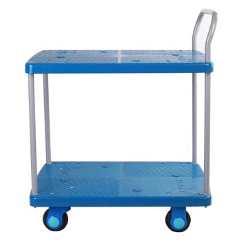 连和 超静轮二层手推车，730X490mm 150kg，PLA150C-T2