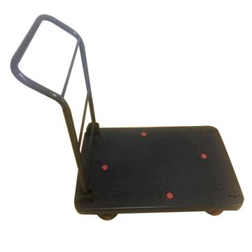 连和 超静轮重载手推车，加高扶手 快递专用黑色推车 L900XW600XH1030mm 300kg，SF300-DX