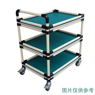 西域推荐 三层精益管推车，长1m宽0.5m高1.1m，三层