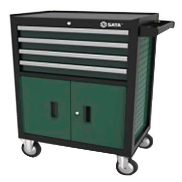 世达 汽修4抽屉2门工具车（27寸），95125
