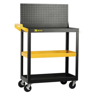 波斯BOSI 三层工具车，700*350*700mm，BS522810停产，升级型号BS522810S，增加挂板