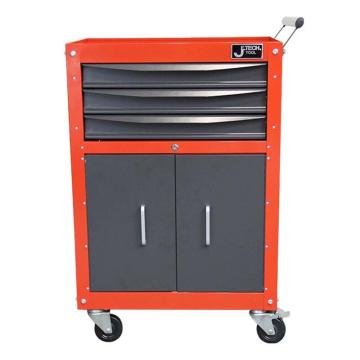 捷科JETECH 新款3抽工具车，带双开门带锁，060805，RC-3D