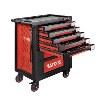 易尔拓YATO 高档189件套7抽屉工具车托盘组套，958 x766x465mm，YT-55292