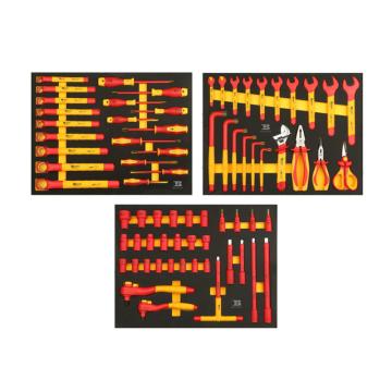 波斯BOSI 72件VDE新能源工具车组套 (含工具车），72件，BS522072