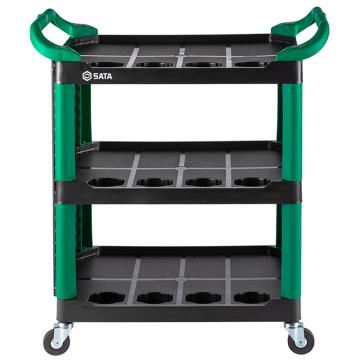 世达SATA 三层塑料零件车，830*435*968mm，AE5971