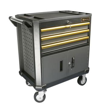 波斯BOSI 三抽屉铂金工具车，706*461*855，BS522923