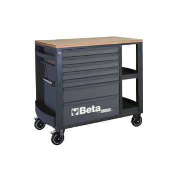 百塔Beta RSC24L/7-A-7抽屉和侧工作面工具车，灰色，024004377