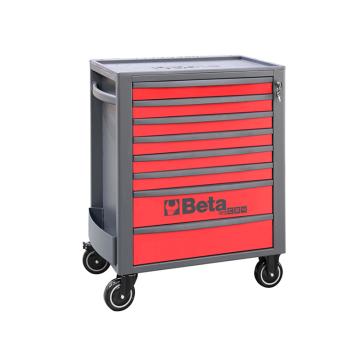 百塔Beta RSC24/8-R-8抽屉工具车，红色，024004083