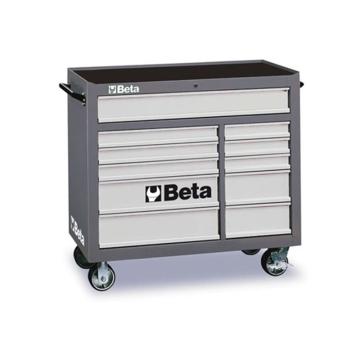百塔Beta C38 G-11抽屉大型工具车，灰色，038000003